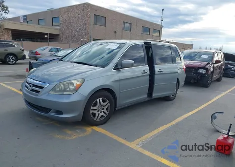 2007 Honda Odyssey Ex-L from USA, damaged, VIN 5FNRL38747B019034